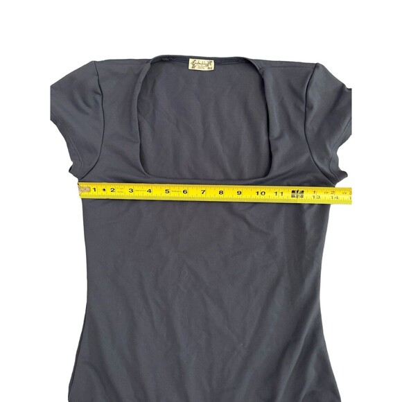 Free People Intimately Blue Short Sleeve Bodysuit Size Small - Picture 6 of 8